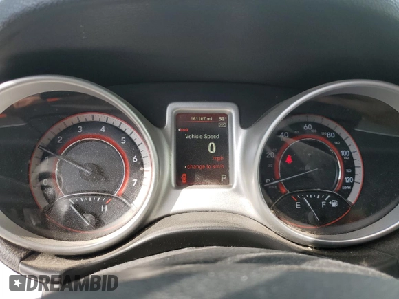 2016 Dodge Journey American Value with VIN 3C4PDCAB6GT215691, listed as a Copart auction lot 52250535 with 161,107 mi miles and Clean Title. Bid and sale history available at DreamBid. Image 9.
