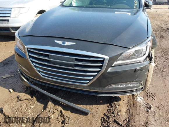 2017 Genesis G80 3.8L with VIN KMHGN4JEXHU178323, listed as a IAAI auction lot 41678966 with 63,268 mi miles. Bid and sale history available at carsss.com. Image 13.