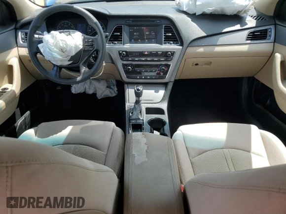2017 Hyundai Sonata 2.4L with VIN 5NPE24AF6HH519501, listed as a Copart auction lot 53029545 with 90,226 mi miles and Salvage Title. Bid and sale history available at carsss.com. Image 8.
