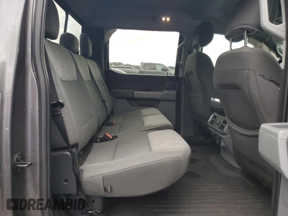 2021 Ford F-150 XL with VIN 1FTEW1EP0MFB98114, listed as a Copart auction lot 55892705 with 47,619 mi miles and Salvage title. Bid and sale history available at DreamBid. Image 10.