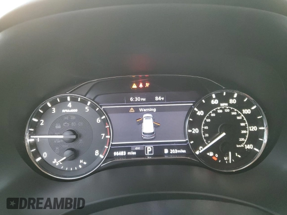 2020 Infiniti QX80 LUXE with VIN JN8AZ2NE4L9250677, listed as a Copart auction lot 72859574 with 96,483 mi miles and Salvage Title. Bid and sale history available at carsss.com. Image 9.