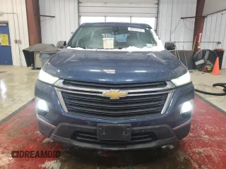 2022 Chevrolet Traverse LS with VIN 1GNEVFKW6NJ127551, listed as a Copart auction lot 88359315 with 54,661 mi miles and Salvage Title. Bid and sale history available at carsss.com. Image 5.
