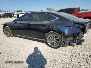 2020 Lexus LS with VIN JTHD51FF3L5012492, listed as a Copart auction lot 43847745 with 61,153 mi miles and Non Repairable. Bid and sale history available at carsss.com. Image 2.