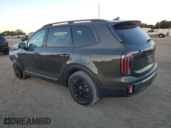 2023 Kia Telluride SX X-Line with VIN 5XYP5DGC2PG326443, listed as a Copart auction lot 83906974 with 41,513 mi miles and Non repairable. Bid and sale history available at DreamBid. Image 2.