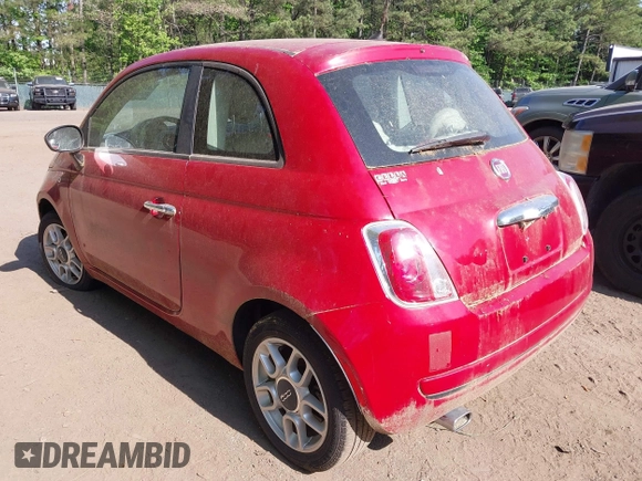 2012 FIAT 500 Pop z VIN 3C3CFFAR2CT233790, wystawiony jako IAAI lot #42143072 z przebiegiem 87 077 mil mil oraz . Historia ofert i sprzedaży dostępna na DreamBid. Obrazek 3.