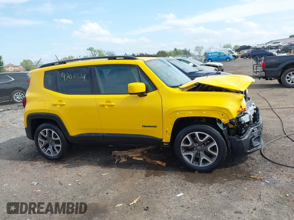 2017 Jeep Renegade Latitude z VIN ZACCJBBB7HPG40829, wystawiony jako IAAI lot #42065201 z przebiegiem 92 754 mil mil oraz . Historia ofert i sprzedaży dostępna na DreamBid. Obrazek 14.