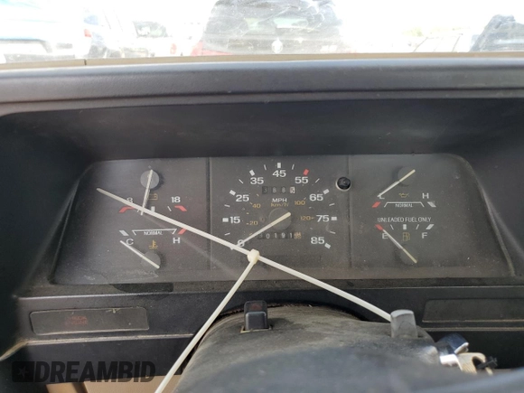 1989 Ford Ranger Splash with VIN 1FTCR10A5KUA90033, listed as a Copart auction lot 70501034 with 30,191 mi miles and Clean Title. Bid and sale history available at DreamBid. Image 9.