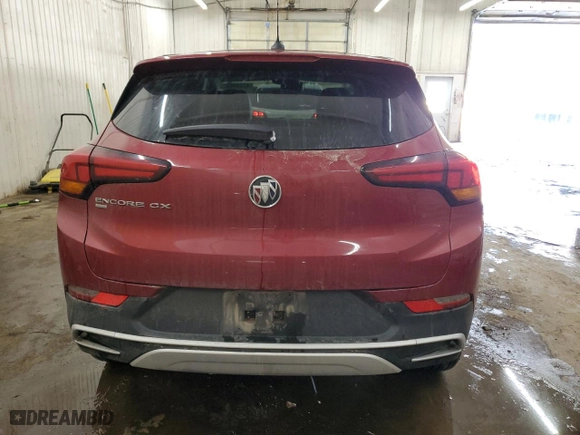 2020 Buick Encore GX Preferred with VIN KL4MMCSL6LB078932, listed as a Copart auction lot 47964685 with 38,938 mi miles and Salvage Title. Bid and sale history available at carsss.com. Image 6.