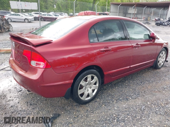 2008 Honda Civic LX with VIN 1HGFA16598L040461, listed as a IAAI auction lot 42196719 with 234,674 mi miles and . Bid and sale history available at DreamBid. Image 4.