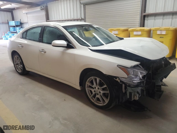 2012 Nissan Maxima 3.5 S with VIN 1N4AA5AP9CC828535, listed as a Copart auction lot 45582825 with 0 mi miles and Salvage Title. Bid and sale history available at carsss.com. Image 4.