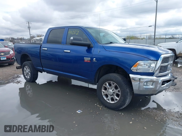 2011 Ram 2500 Big Horn with VIN 3D7UT2CL2BG534034, listed as a IAAI auction lot 42144252 with 187,766 mi miles and . Bid and sale history available at DreamBid. Image 1.
