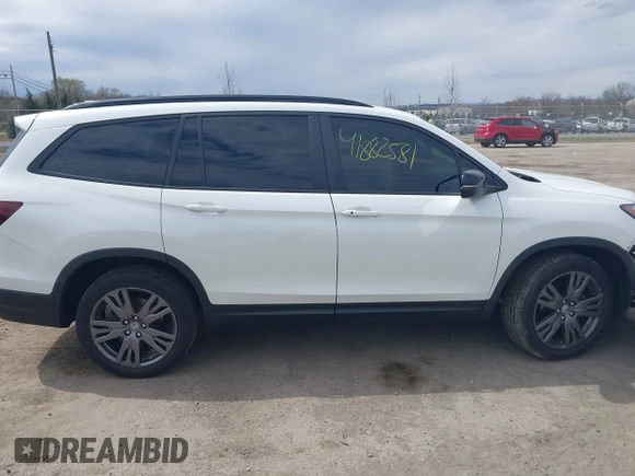 2022 Honda Pilot Sport with VIN 5FNYF6H3XNB037388, listed as a IAAI auction lot 41882581 with 53,540 mi miles and . Bid and sale history available at DreamBid. Image 14.