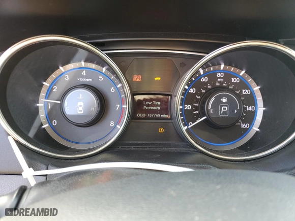 2012 Hyundai Sonata GLS with VIN 5NPEB4AC4CH442240, listed as a Copart auction lot 49689135 with 137,765 mi miles and Salvage Title. Bid and sale history available at carsss.com. Image 9.