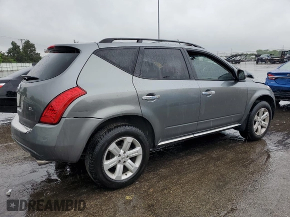 2007 Nissan Murano SL с VIN JN8AZ08T47W527186, выставлен на аукционе Copart как лот 55941295 с пробегом 117 495 миль миль и Списание • Salvage title. История ставок и продаж доступна на DreamBid. Изображение 3.
