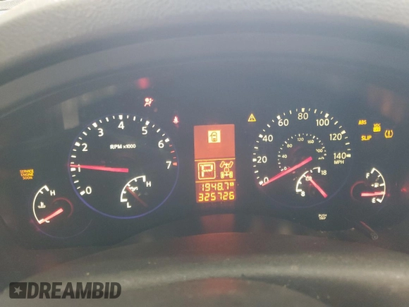 2008 Infiniti QX56 z VIN 5N3AA08C58N912480, wystawiony jako Copart lot #58962025 z przebiegiem 325 726 mil mil oraz Szkoda całkowita • Salvage title. Historia ofert i sprzedaży dostępna na DreamBid. Obrazek 9.