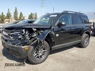 2025 Ford Bronco Sport Big Bend с VIN 3FMCR9BN1SRE27900, выставлен на аукционе Copart как лот 63611345 с пробегом 1 091 миль миль и Списание • Salvage title. История ставок и продаж доступна на DreamBid. Изображение 1.