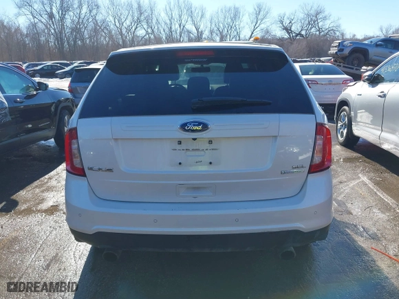 2012 Ford Edge SEL with VIN 2FMDK3J96CBA91381, listed as a IAAI auction lot 41355115 with 148,213 mi miles. Bid and sale history available at carsss.com. Image 16.