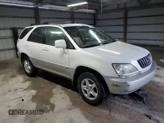 2002 Lexus RX 300 with VIN JTJGF10U020145657, listed as a Copart auction lot 73469444 with 158,077 mi miles and Salvage Title. Bid and sale history available at carsss.com. Image 4.