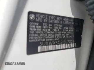 2011 BMW X3 28i with VIN 5UXWX5C51BL711233, listed as a Copart auction lot 51435145 with 135,876 mi miles and Salvage Title. Bid and sale history available at carsss.com. Image 13.