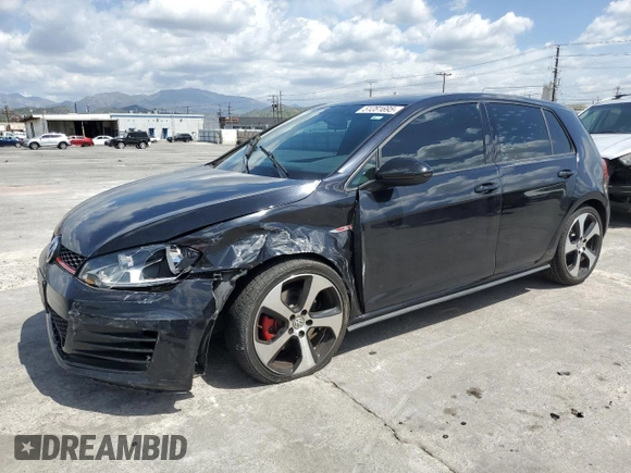 2017 Volkswagen Golf GTI S with VIN 3VW4T7AUXHM065625, listed as a Copart auction lot 51281695 with 94,229 mi miles and Salvage Title. Bid and sale history available at carsss.com. Image 1.