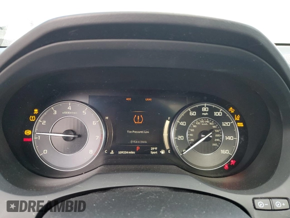 2019 Acura RDX with VIN 5J8TC2H33KL010121, listed as a Copart auction lot 42877775 with 109,234 mi miles and Salvage Title. Bid and sale history available at carsss.com. Image 9.