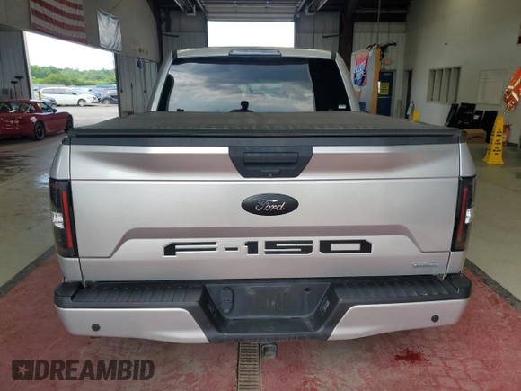 2018 Ford F-150 XL with VIN 1FTEW1EP9JFA75844, listed as a Copart auction lot 43966835 with 133,839 mi miles and Salvage title. Bid and sale history available at DreamBid. Image 6.
