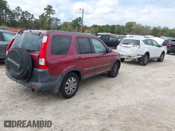 2005 Honda CR-V EX with VIN SHSRD78815U337440, listed as a IAAI auction lot 41917604 with 226,000 mi miles. Bid and sale history available at carsss.com. Image 4.