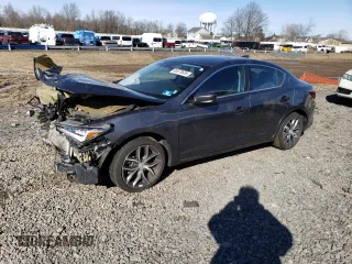 2020 Acura ILX w/Premium Pkg with VIN 19UDE2F7XLA000669, listed as a Copart auction lot 45570835 with 37,584 mi miles and Salvage Title. Bid and sale history available at carsss.com. Image 1.