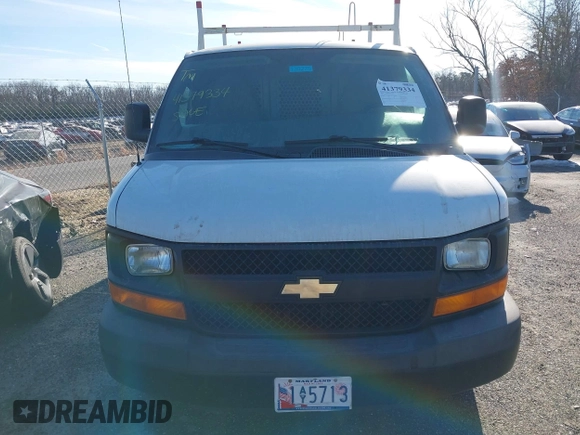 2013 Chevrolet Express Cargo with VIN 1GCZGTBG9D1109295, listed as a IAAI auction lot 41379334 with 91,422 mi miles and . Bid and sale history available at DreamBid. Image 6.