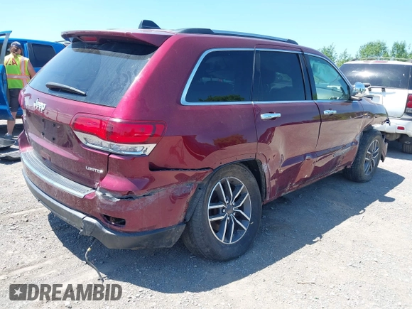 2020 Jeep Grand Cherokee Limited with VIN 1C4RJFBG8LC377356, listed as a IAAI auction lot 42581815 with 88,779 mi miles and . Bid and sale history available at DreamBid. Image 4.