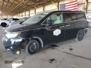 2012 Nissan Quest S with VIN JN8AE2KP8C9044067, listed as a Copart auction lot 62005375 with 214,200 mi miles and Clean title. Bid and sale history available at DreamBid. Image 1.