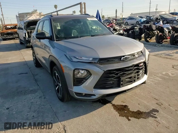 2023 Chevrolet TrailBlazer RS with VIN KL79MTSLXPB113843, listed as a Copart auction lot 49400855 with 27,595 mi miles and Salvage Title. Bid and sale history available at DreamBid. Image 11.
