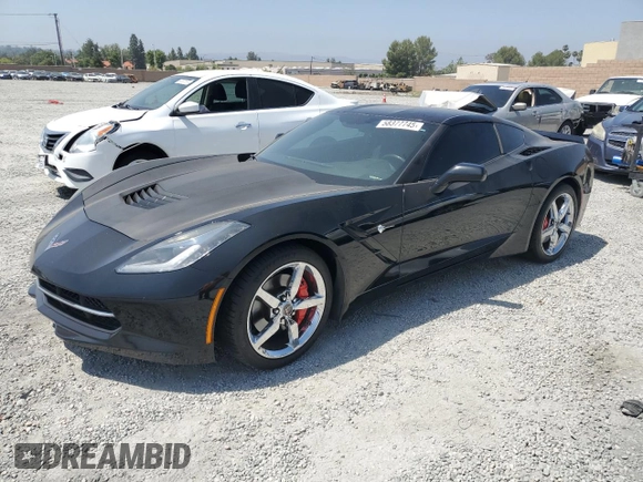 2014 Chevrolet Corvette 1LT with VIN 1G1YB2D74E5115073, listed as a Copart auction lot 58377745 with Not provided miles and Clean title. Bid and sale history available at DreamBid. Image 1.