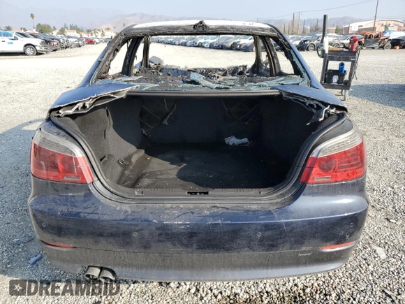 2009 BMW 5 Series 528i with VIN WBANU53509C119867, listed as a Copart auction lot 44187515 with Not Provided miles and Non Repairable. Bid and sale history available at carsss.com. Image 6.