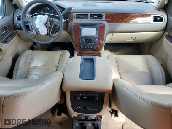 2012 Chevrolet Tahoe LTZ with VIN 1GNSCCE08CR214560, listed as a Copart auction lot 44723175 with 137,489 mi miles and Salvage title. Bid and sale history available at DreamBid. Image 8.