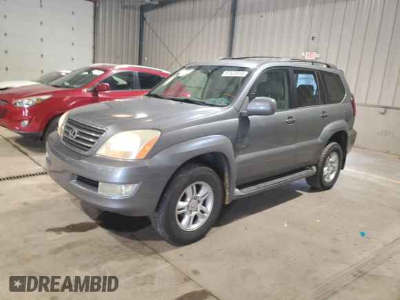2004 Lexus GX 470 with VIN JTJBT20X440035197, listed as a Copart auction lot 57522615 with 259,528 mi miles and Clean Title. Bid and sale history available at DreamBid. Image 1.