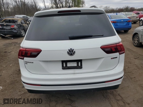 2021 Volkswagen Tiguan SE with VIN 3VV2B7AX8MM021965, listed as a Copart auction lot 53711125 with 59,554 mi miles and Salvage Title. Bid and sale history available at DreamBid. Image 6.