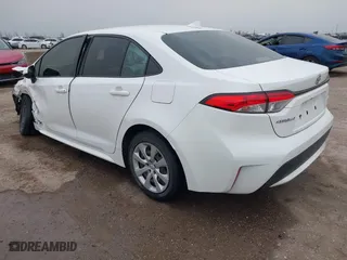 2020 Toyota Corolla LE with VIN JTDEPRAE6LJ018288, listed as a IAAI auction lot 41742106 with 114,099 mi miles. Bid and sale history available at carsss.com. Image 3.