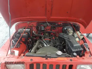 1995 Jeep Wrangler S with VIN 1J4FY19P4SP318216, listed as a Copart auction lot 52751605 with 241,154 mi miles and Salvage title. Bid and sale history available at DreamBid. Image 13.
