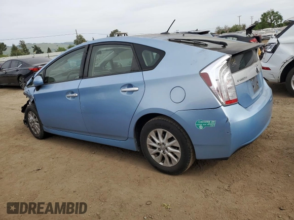 2013 Toyota Prius with VIN JTDKN3DP8D3042195, listed as a Copart auction lot 53387875 with 119,606 mi miles and Salvage Title. Bid and sale history available at DreamBid. Image 2.