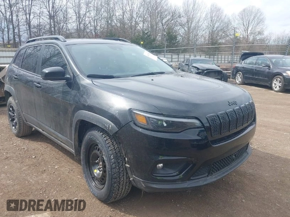 2022 Jeep Cherokee X with VIN 1C4PJMCX0ND527533, listed as a IAAI auction lot 41674822 with 36,300 mi miles. Bid and sale history available at carsss.com. Image 1.
