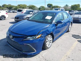 2024 Toyota Camry LE with VIN 4T1R11AK0RU239589, listed as a IAAI auction lot 41744956 with 5,723 mi miles. Bid and sale history available at carsss.com. Image 6.
