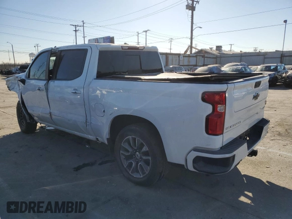 2021 Chevrolet Silverado 1500 RST with VIN 3GCUYEEL1MG364522, listed as a Copart auction lot 82007534 with 52,010 mi miles and Salvage Title. Bid and sale history available at carsss.com. Image 2.