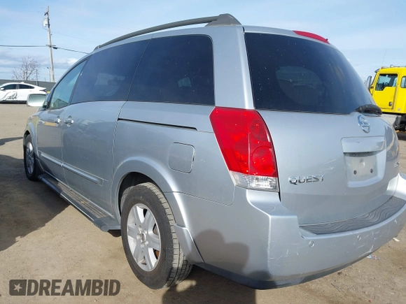 2004 Nissan Quest S z VIN 5N1BV28U94N318734, wystawiony jako IAAI lot #41610533 z przebiegiem Nie podano mil oraz . Historia ofert i sprzedaży dostępna na DreamBid. Obrazek 3.