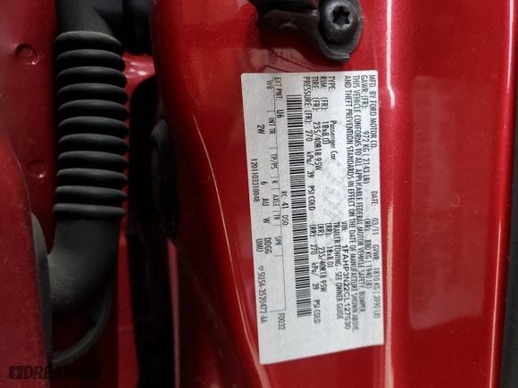 2012 Ford Focus Titanium with VIN 1FAHP3N22CL127030, listed as a Copart auction lot 43542345 with 99,277 mi miles and Salvage Title. Bid and sale history available at carsss.com. Image 12.