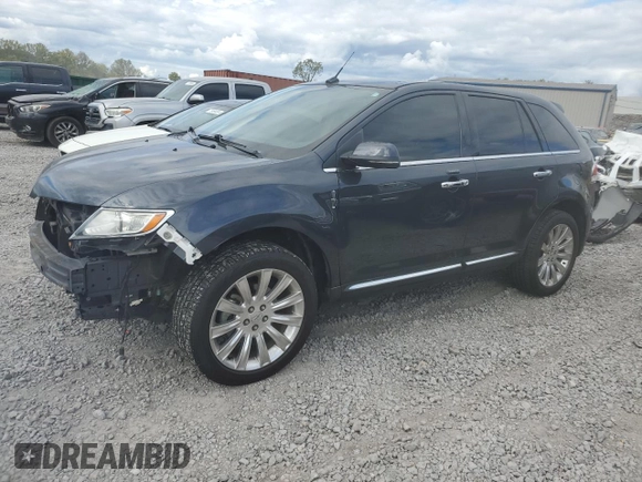 2013 Lincoln MKX with VIN 2LMDJ8JK2DBL11382, listed as a Copart auction lot 73577914 with 130,455 mi miles and Salvage Title. Bid and sale history available at carsss.com. Image 1.