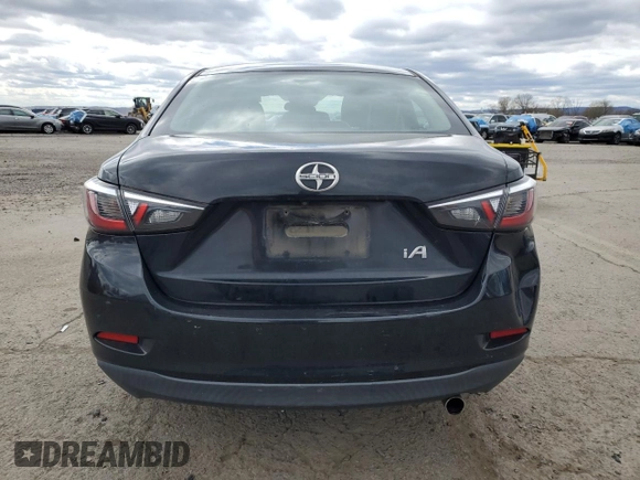 2016 Scion iA with VIN 3MYDLBZV9GY140682, listed as a Copart auction lot 53558225 with Not Provided miles and Salvage Title. Bid and sale history available at carsss.com. Image 6.