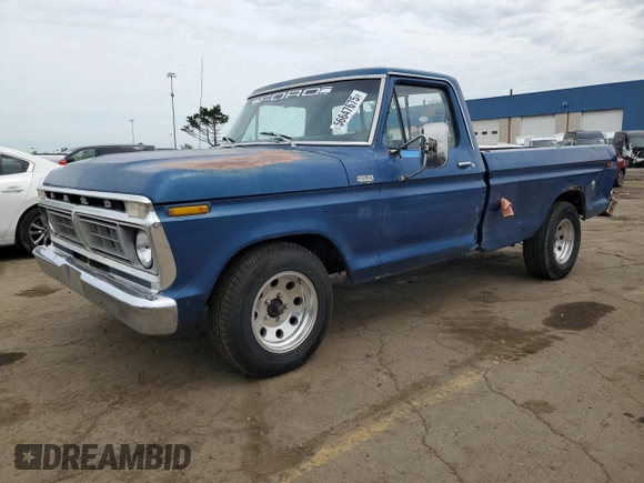 1976 Ford F-150 z VIN F15YPC50769, wystawiony jako Copart lot #56647675 z przebiegiem 4 501 mil mil oraz Czysty tytuł • Clean title. Historia ofert i sprzedaży dostępna na DreamBid. Obrazek 1.