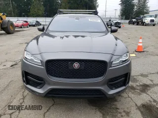 2019 Jaguar F-Pace 30t R-Sport with VIN SADCL2GX7KA352187, listed as a Copart auction lot 87842805 with 59,995 mi miles and Salvage title. Bid and sale history available at DreamBid. Image 5.