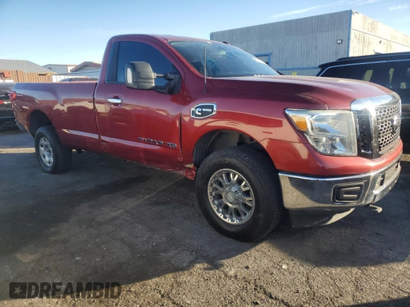 2017 Nissan Titan with VIN 1N6BA1R98HN519726, listed as a Copart auction lot 41505795 with 152,574 mi miles and Clean title. Bid and sale history available at DreamBid. Image 4.